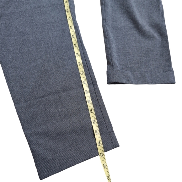 Banana Republic Factory Cropped Roll Cuffed Gray Slacks Pants Women's size 10R - Picture 4 of 5